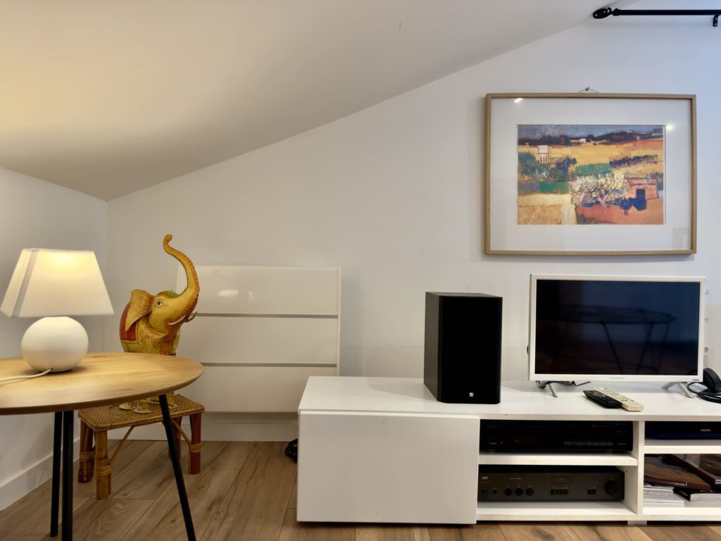 mezzanine coin multimedia villa de vacances dans le Gard